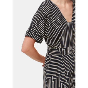 Whistles Angled Stripe Jumpsuit 